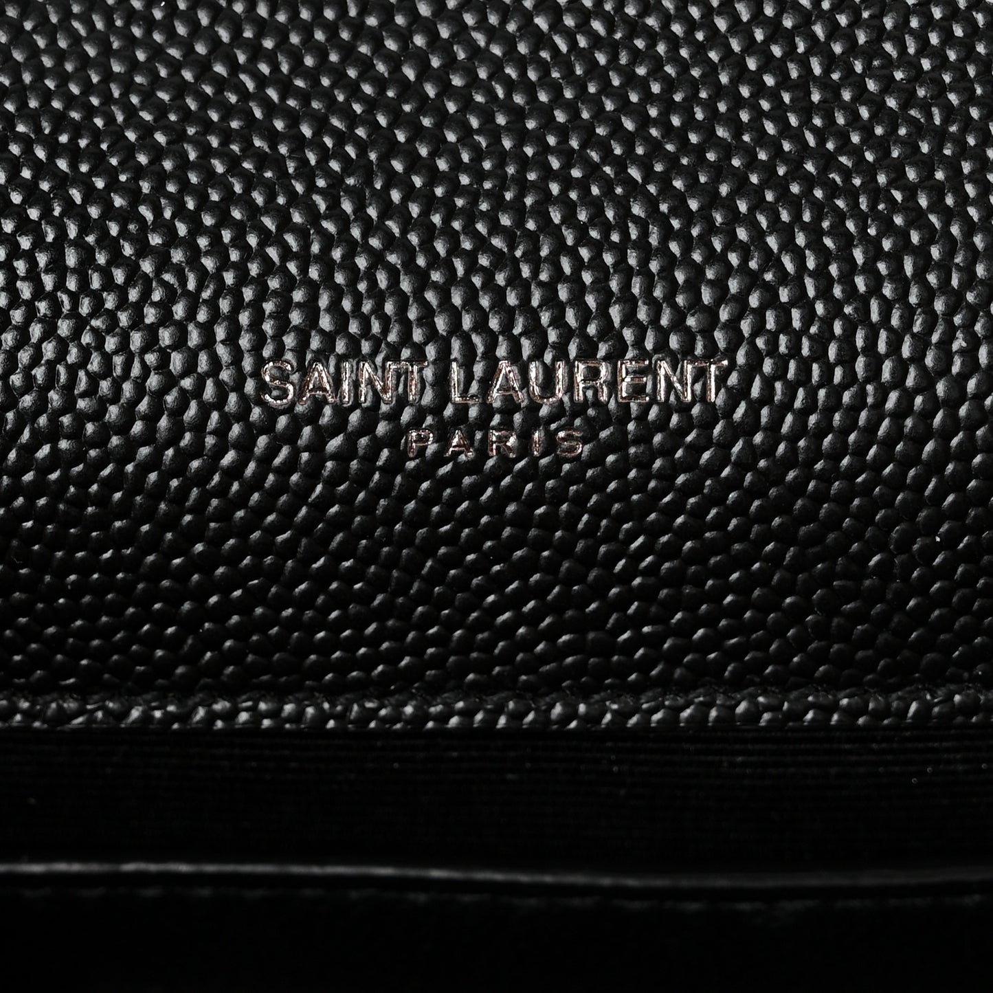 Grain De Poudre Small Monogram Monochrome Kate Satchel Black
