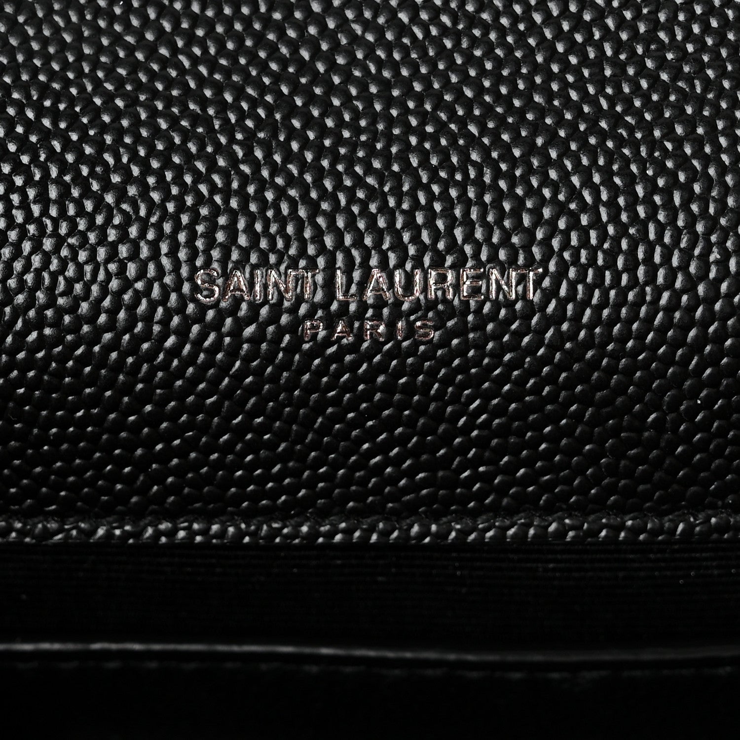 Saint Laurent Grain De Poudre Small Monogram Monochrome Kate Satchel Black 7 of 15