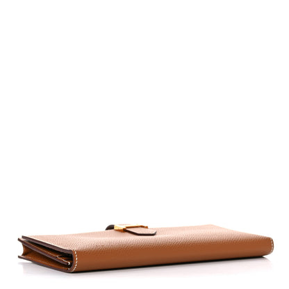 Hermes Epsom Bearn Gusset Wallet Gold 4 of 12
