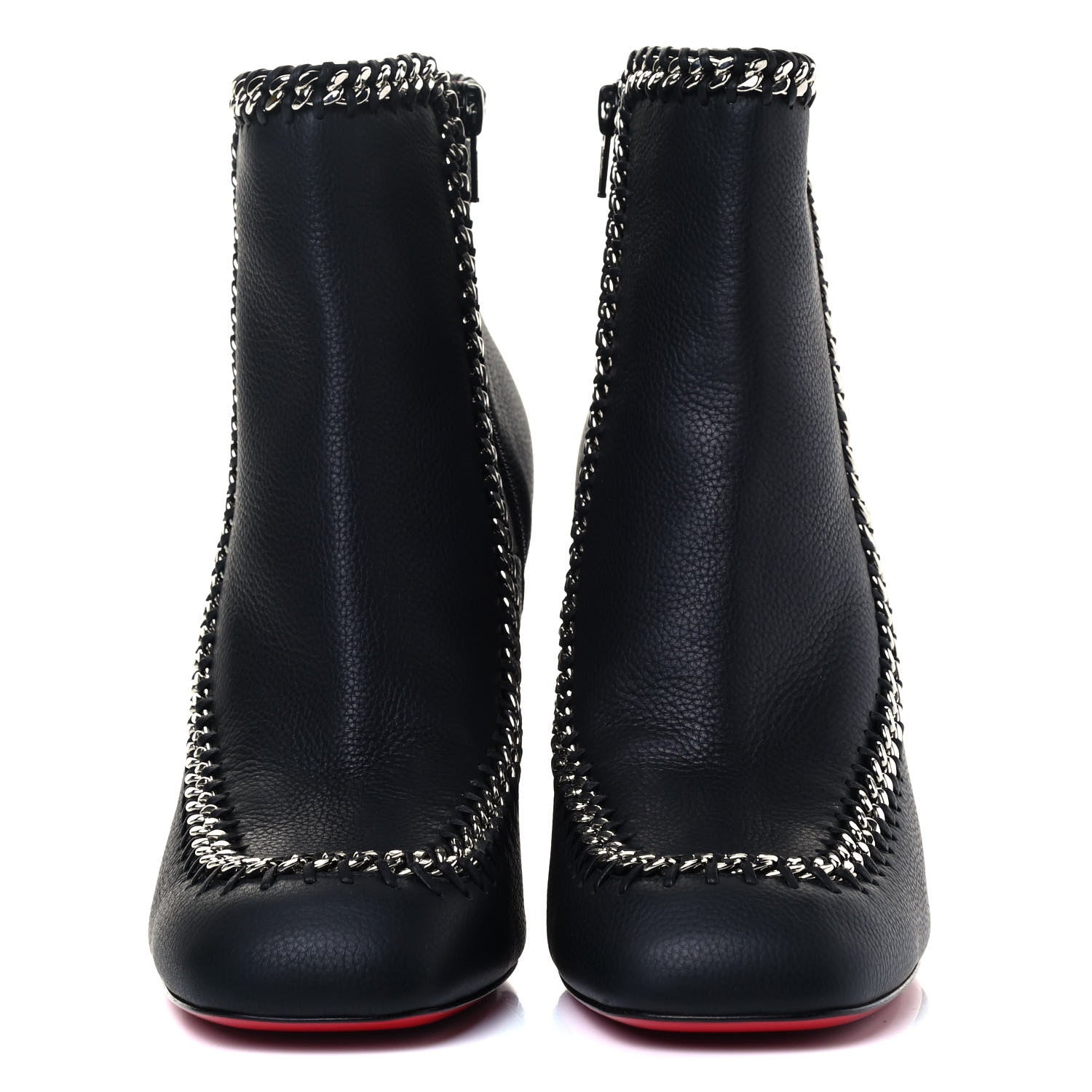Christian Louboutin Calf Morphee Catenabontina 85 Booties 40 Black 2 of 8
