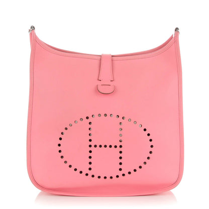 Hermes Epsom Evelyne III GM Rose Confetti 1 of 9