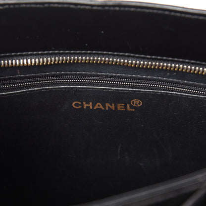 Chanel Patent Medallion Tote Black 6 of 21