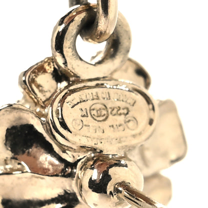 Chanel Crystal Pearl CC Drop Earrings Gold 4 of 4