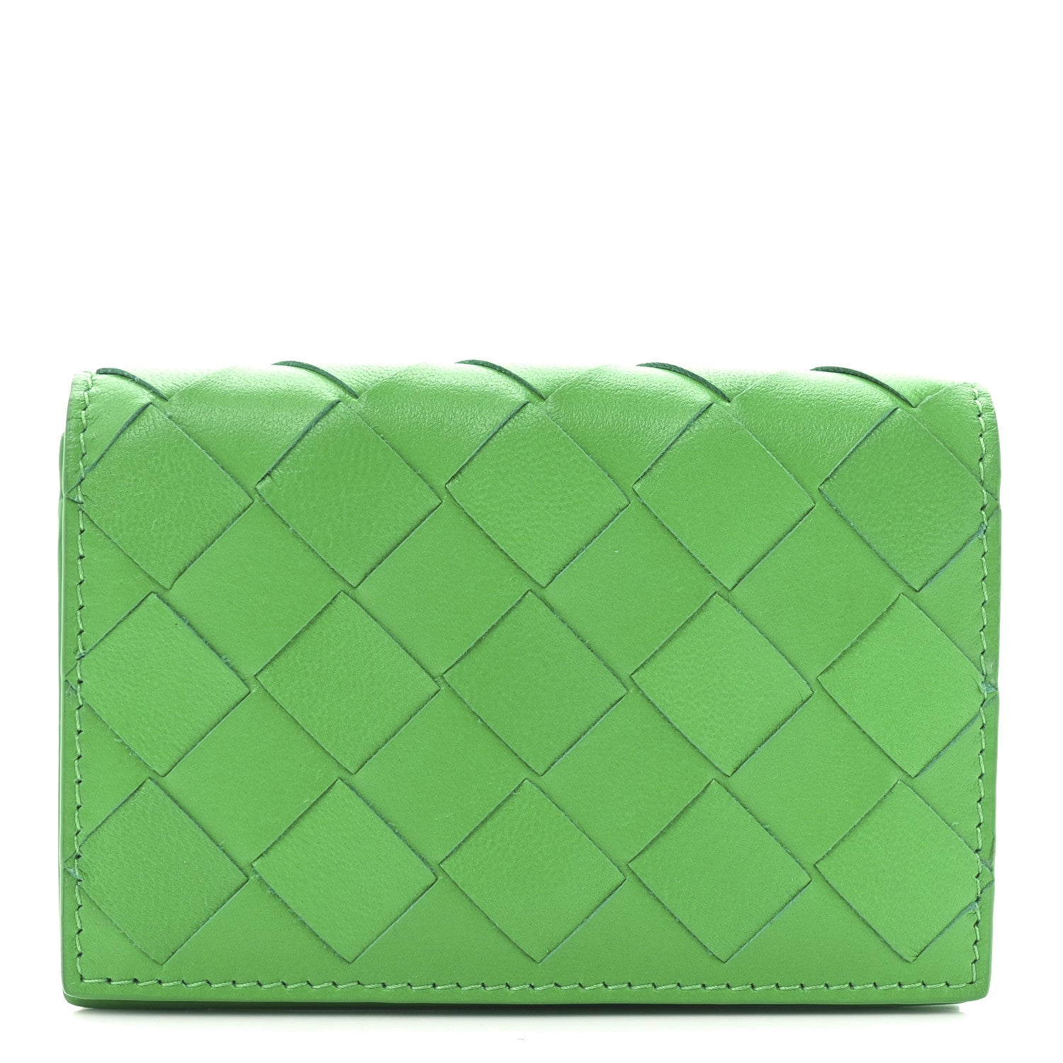 Bottega Veneta Nappa Intrecciato Card Holder Parakeet 1 of 6