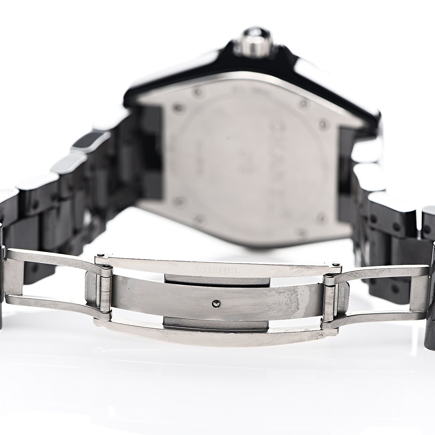 Stainless Steel Ceramic Diamond 38mm J12 Automatic Watch Black