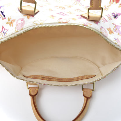 Louis Vuitton Watercolor Aquarelle Speedy 35 White 4 of 9