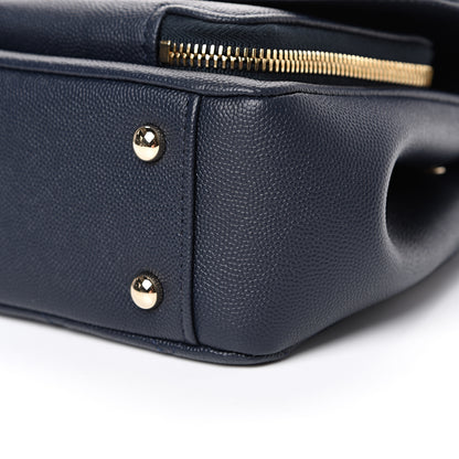 Chanel Caviar Quilted Medium Business Affinity Flap Navy 9 of 10