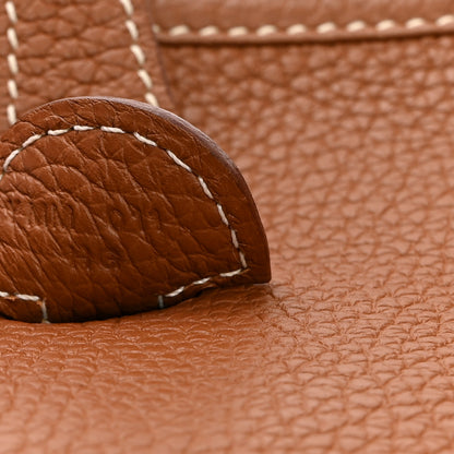 Hermes Taurillon Clemence Evelyne III PM Gold 7 of 10