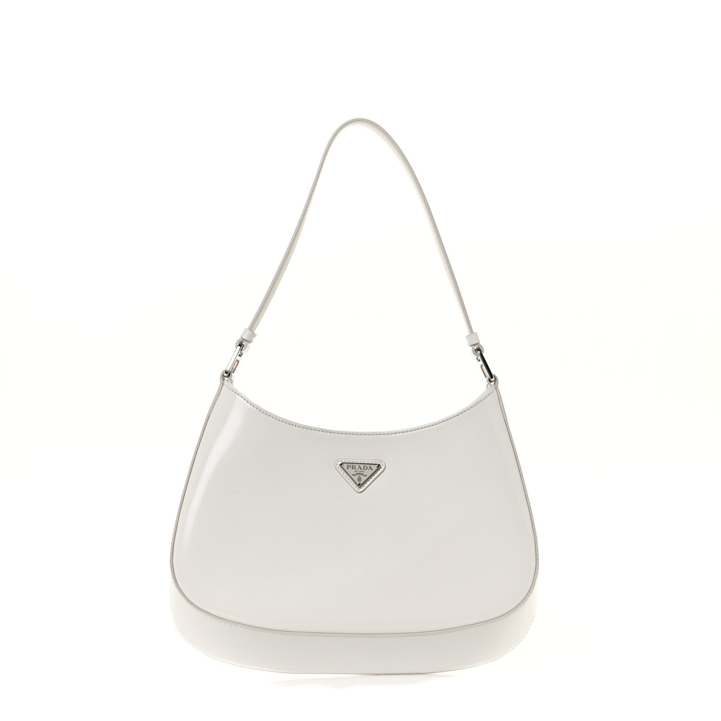 Spazzolato Cleo Shoulder Bag White