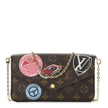Louis Vuitton Monogram World Tour Pochette Felicie 1 of 9