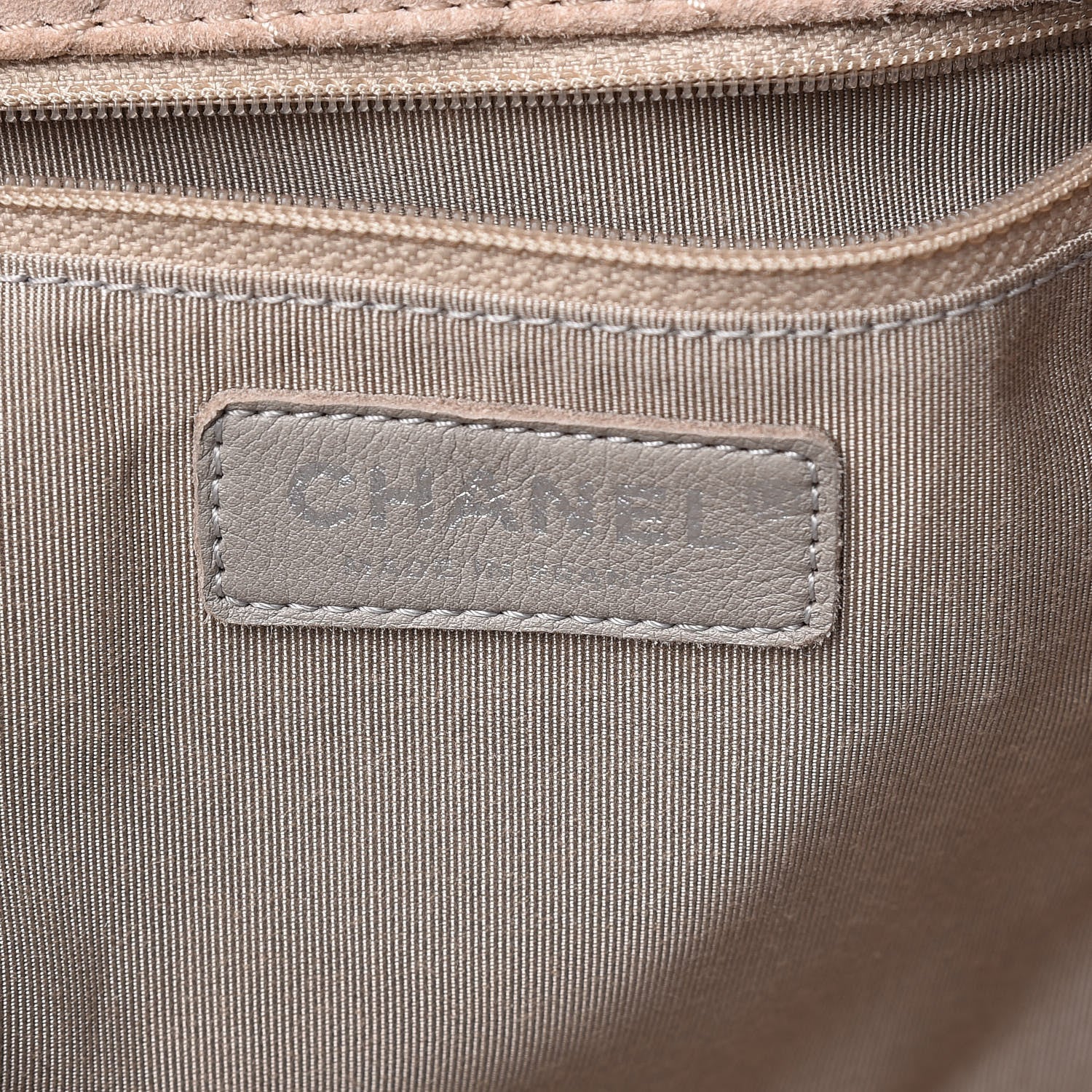Chanel Suede Quilted Patchwork Drawstring Bag Blue Green Pink Beige 6 of 11