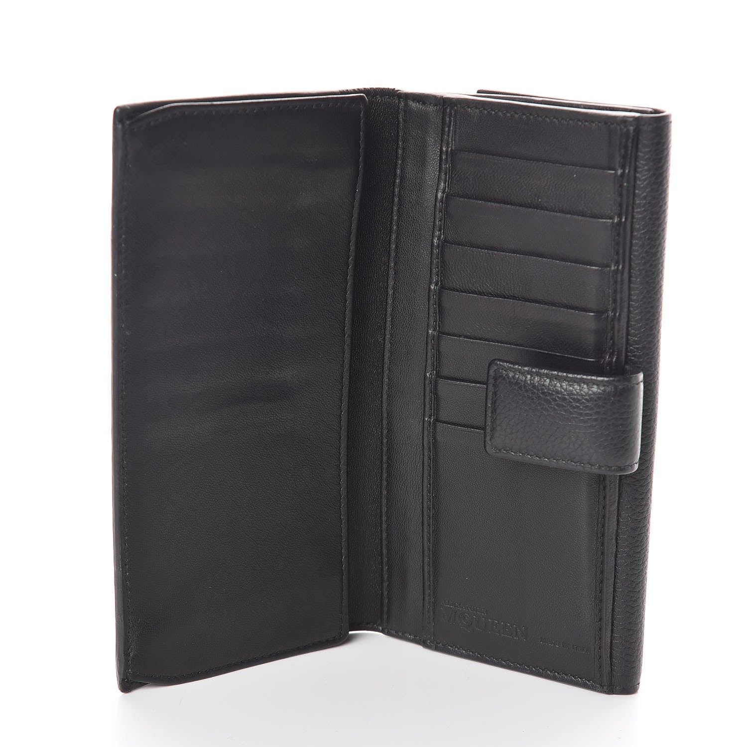 Alexander McQueen Calfskin Skull Continental Wallet Black 5 of 7