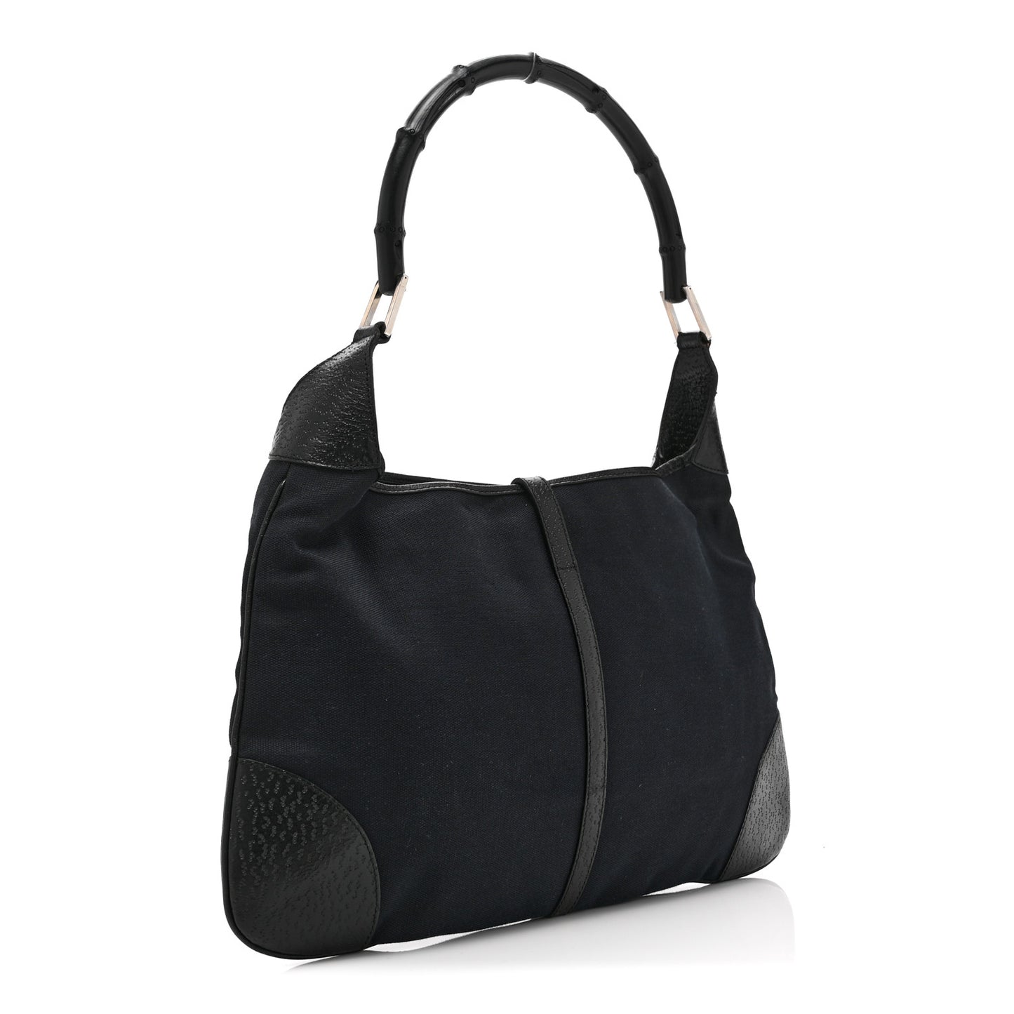 Canvas Small Jackie O Hobo Black