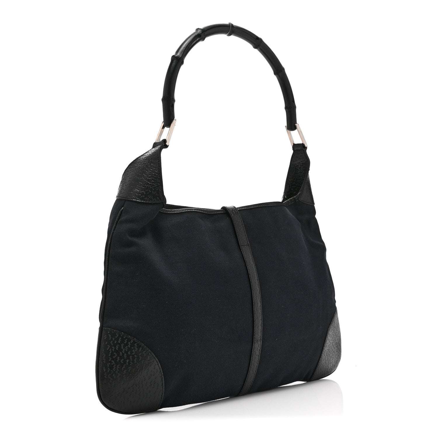 Gucci Canvas Small Jackie O Hobo Black 3 of 10