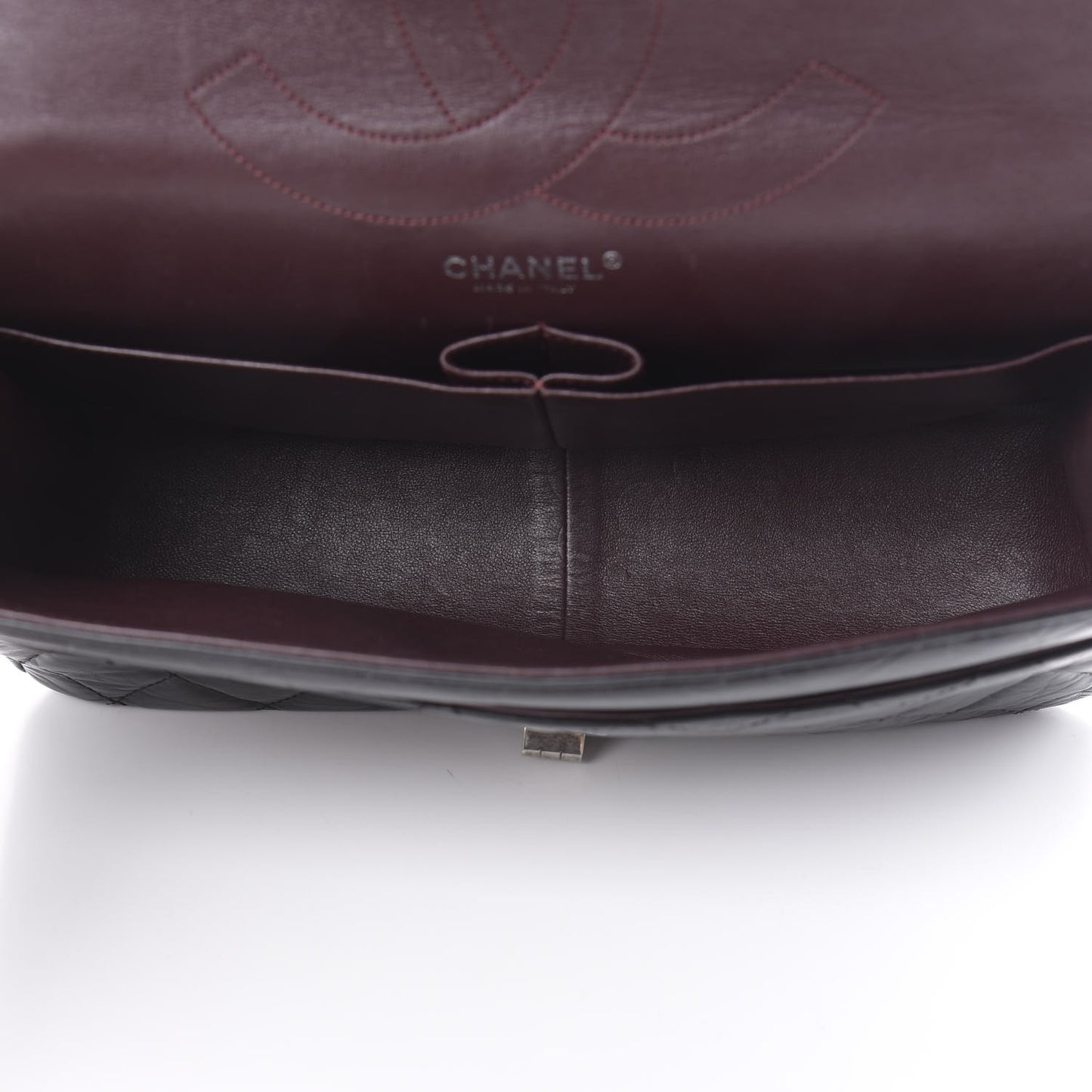 Aged Calfskin Quilted 2.55 Reissue 226 Flap Black