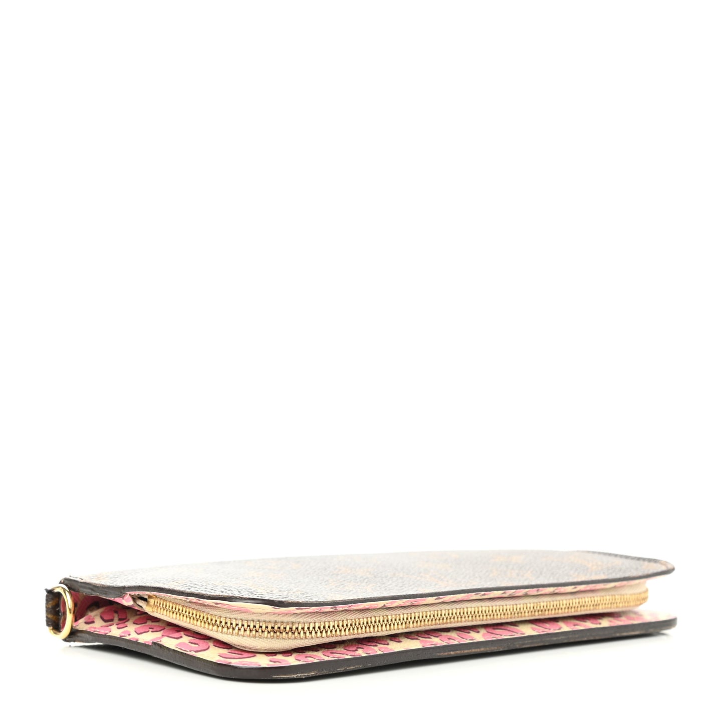 Monogram Leopard Insolite Wallet Blanc Corail