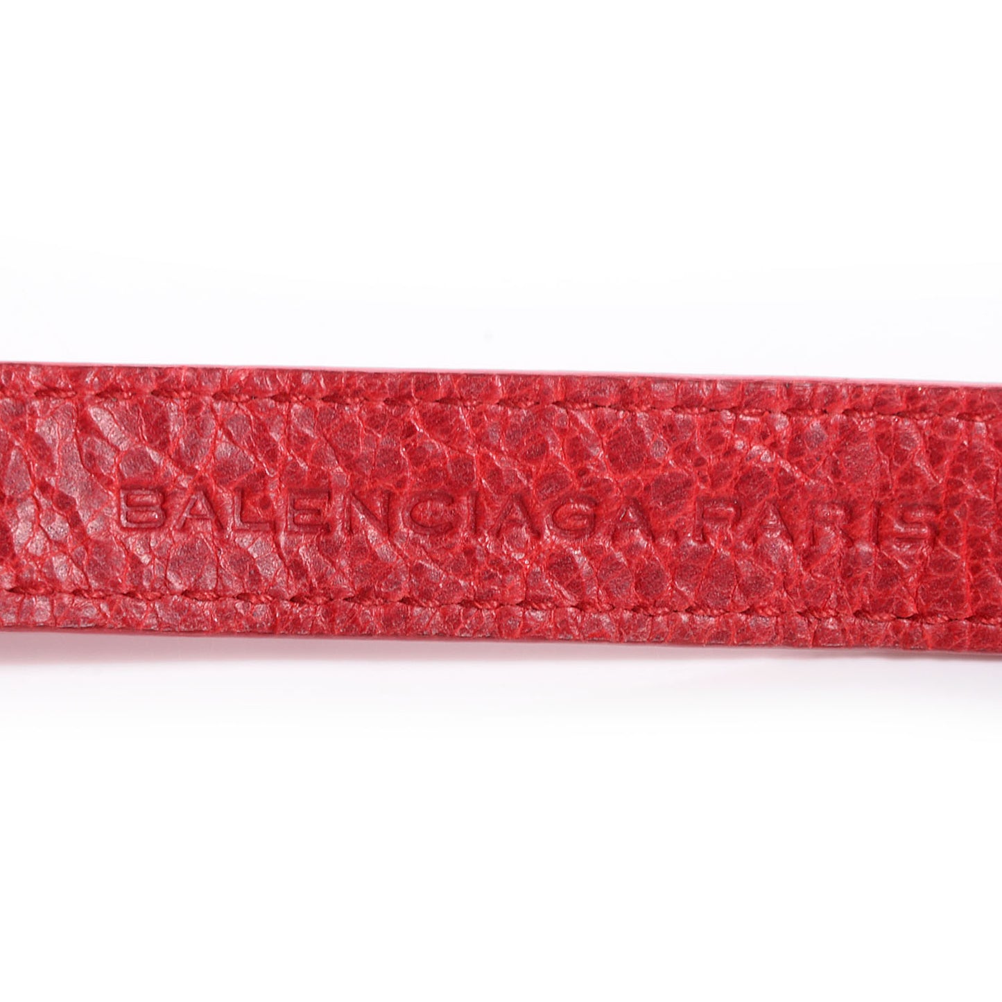 Agneau Triple Tour Bracelet Small Rouge Coquelicot