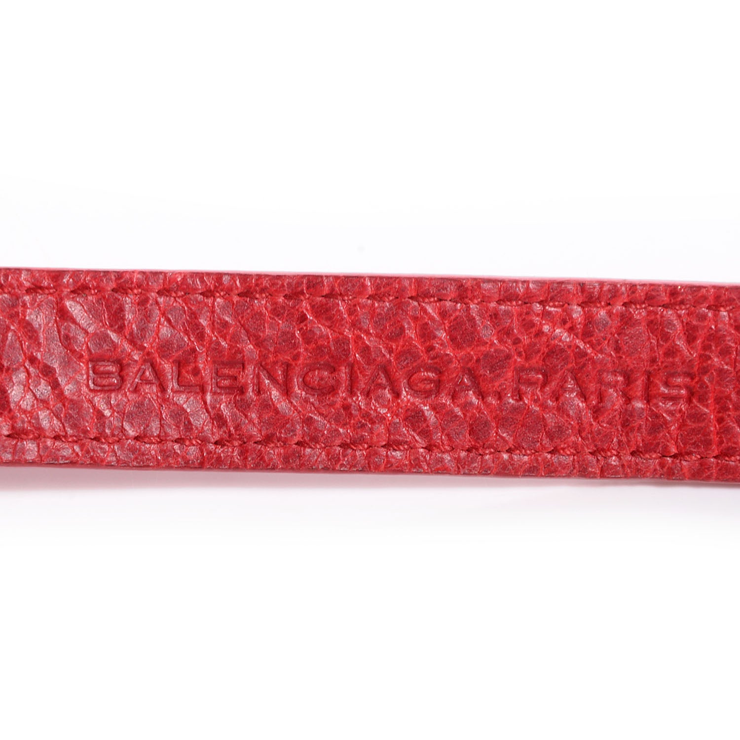 Balenciaga Agneau Triple Tour Bracelet Small Rouge Coquelicot 5 of 5