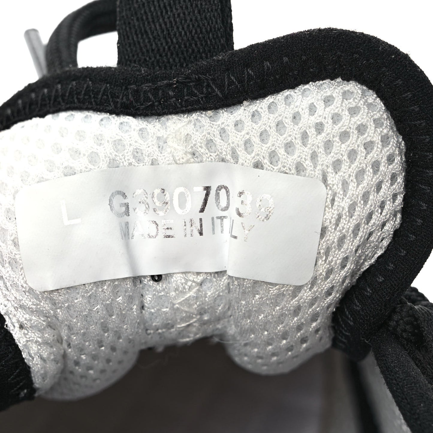 Velvet Calfskin Mixed Fibers CC Sneakers 39 Black