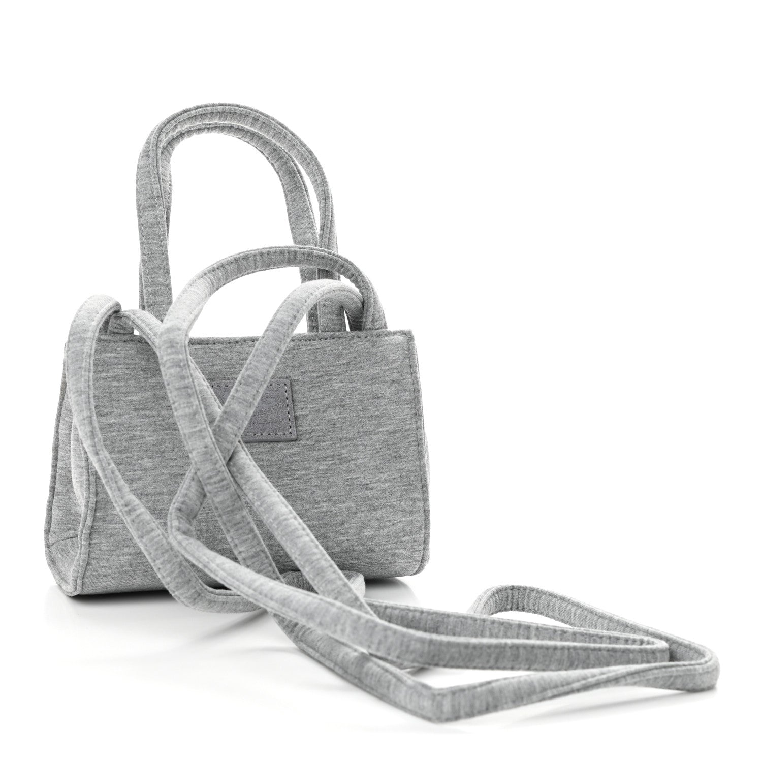 Telfar X UGG Fleece Small Shopping Bag Heather Grey 3 of 10