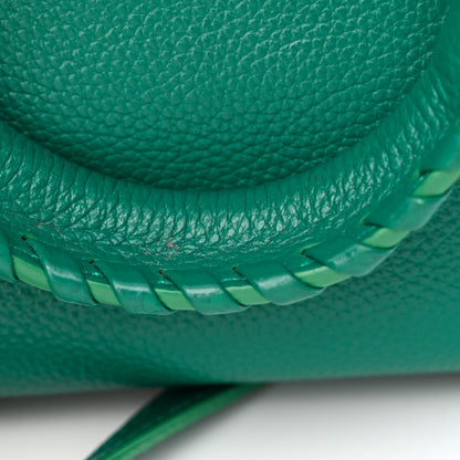 Balenciaga Grained Calfskin Neo Classic Silver Hardware Mini City Jade 14 of 14