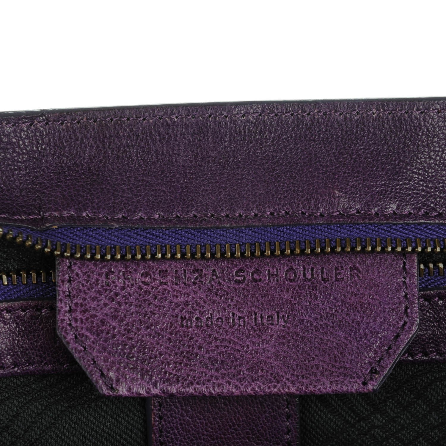 Proenza Schouler Lambskin Large PS1 Satchel Plum 6 of 8