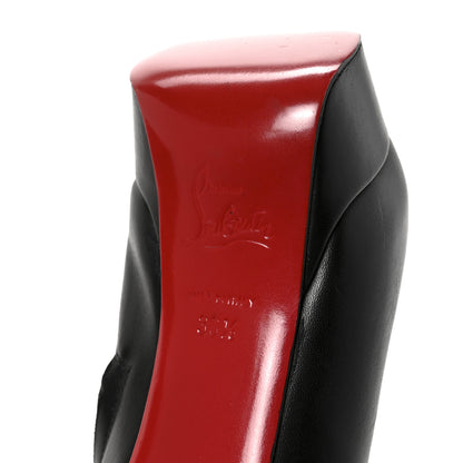 Christian Louboutin Calfskin Dirdibootie 130 Ankle Booties 36.5 Black 7 of 8