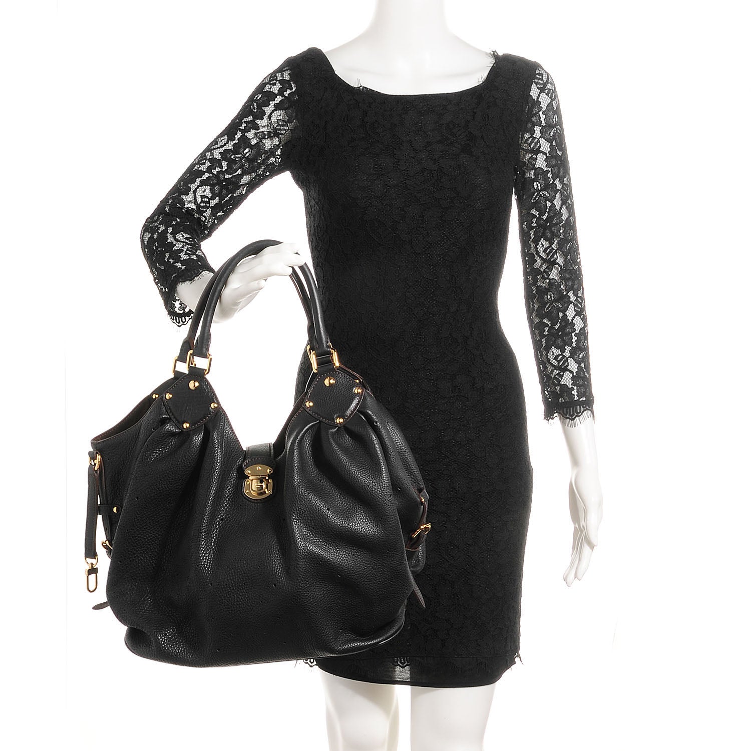 Louis Vuitton Mahina L Black 2 of 7