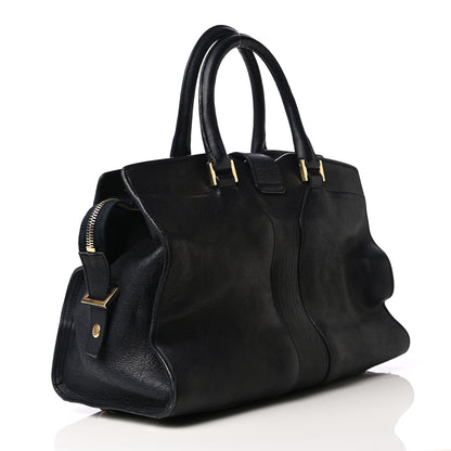 Saint Laurent Sheepskin Small Cabas ChYc Navy 2 of 26