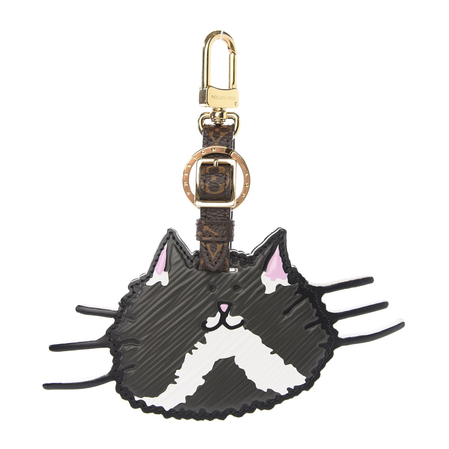 Louis Vuitton Epi Monogram Catogram Bag Charm Key Holder Gris 1 of 4