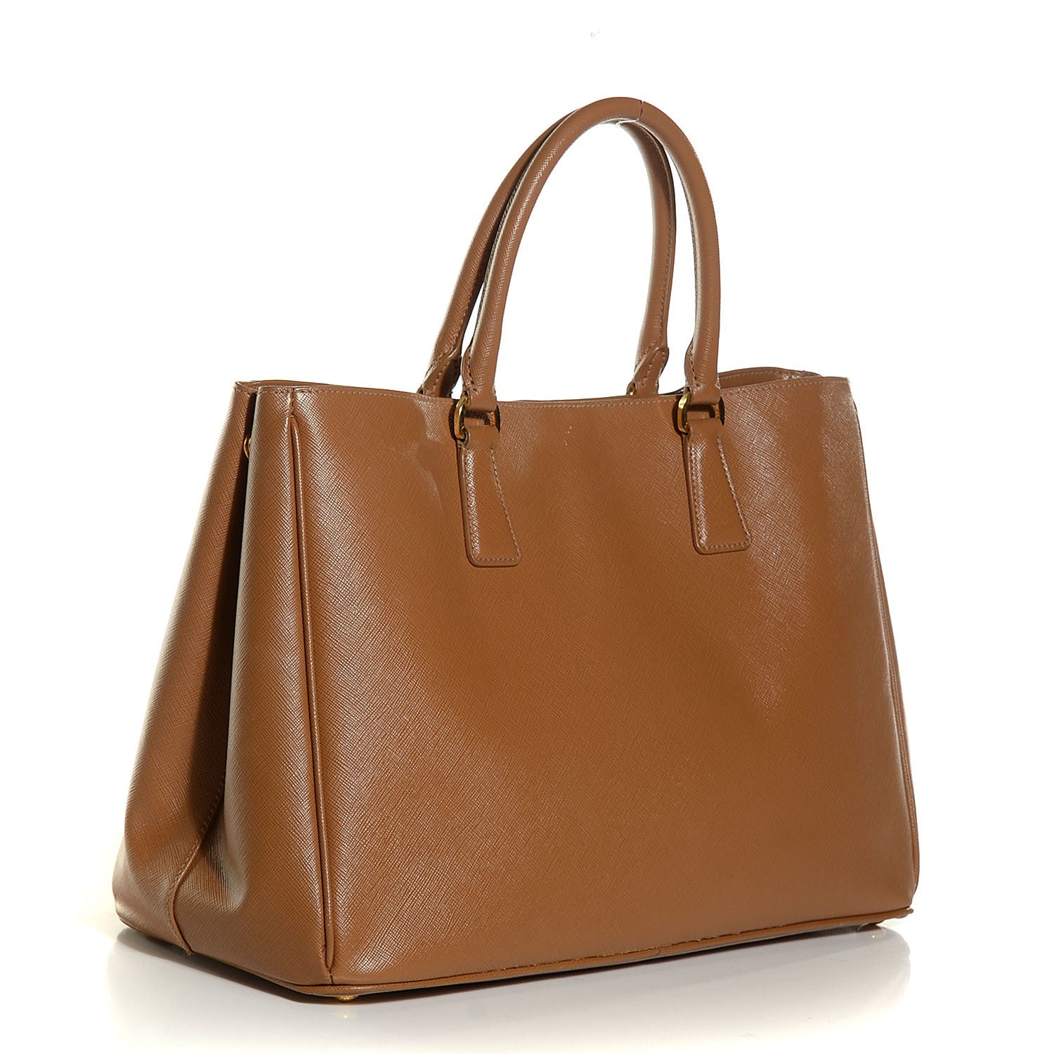 Prada Saffiano Lux Large Tote Caramel 3 of 11