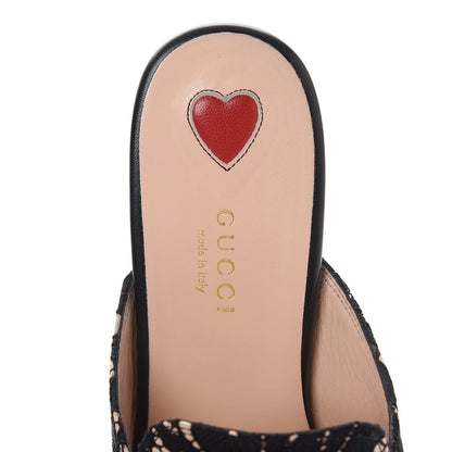 Gucci Leather Lace Horsebit Princetown Slippers 37.5 Black 9 of 12