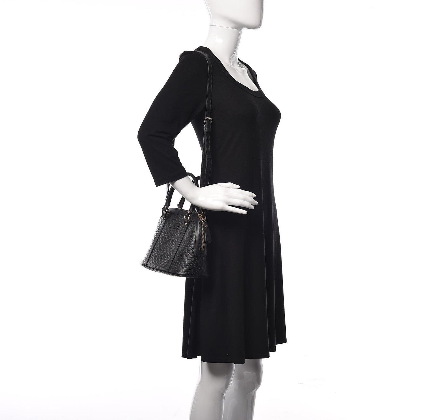 Microguccissima Mini Dome Bag Black