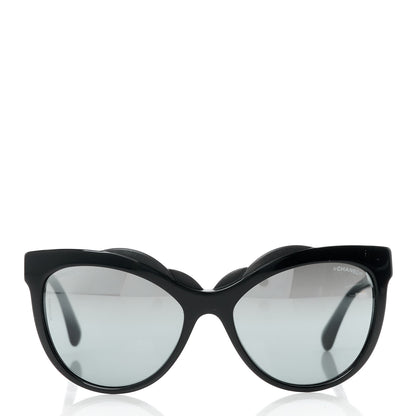 Chanel Acetate Cat Eye Sunglasses 71186A Black 2 of 8