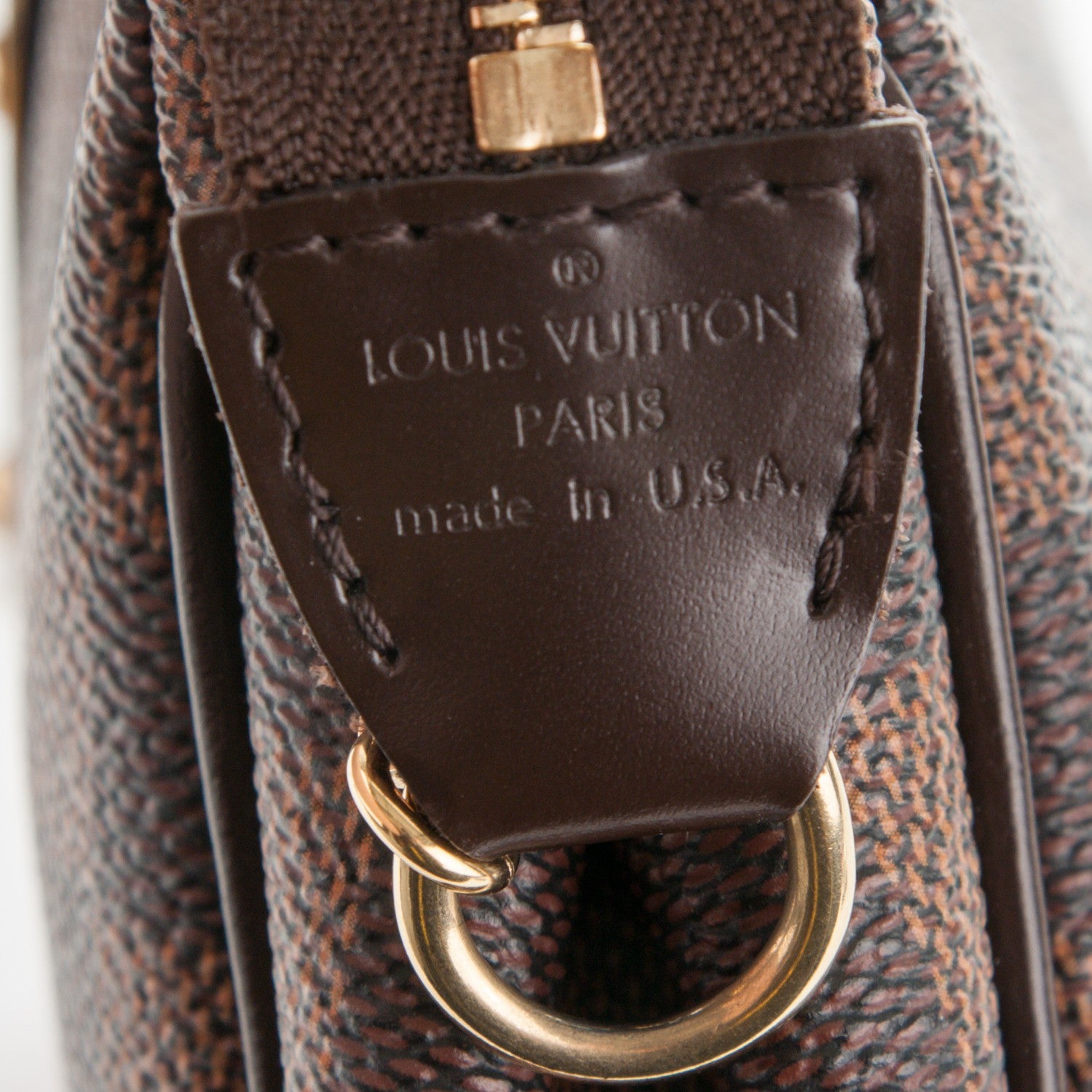 Louis Vuitton Damier Ebene Eva Clutch 8 of 8