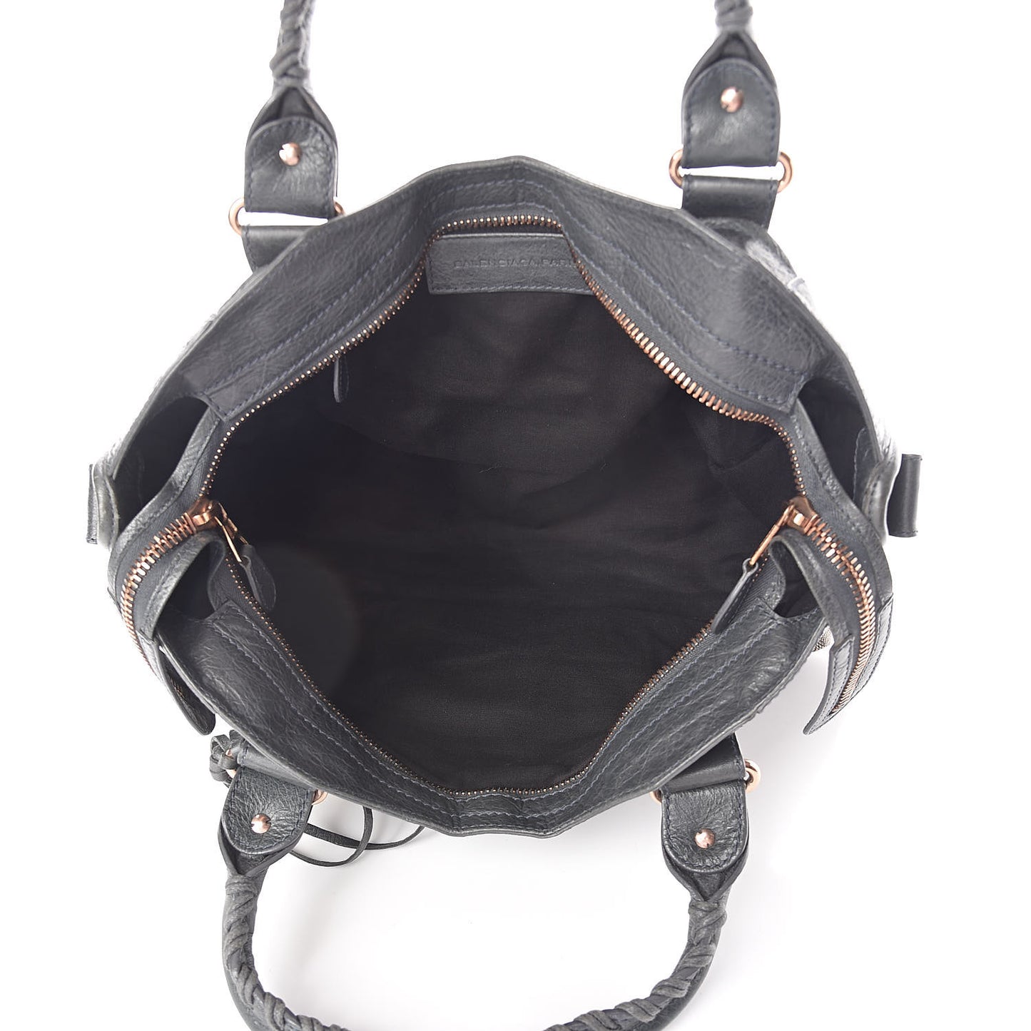 Agneau Giant 21 Rose Gold Hardware Part Time Anthracite