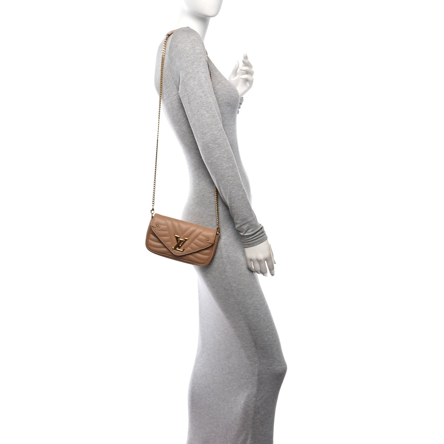 Calfskin New Wave Chain Pochette Arizona