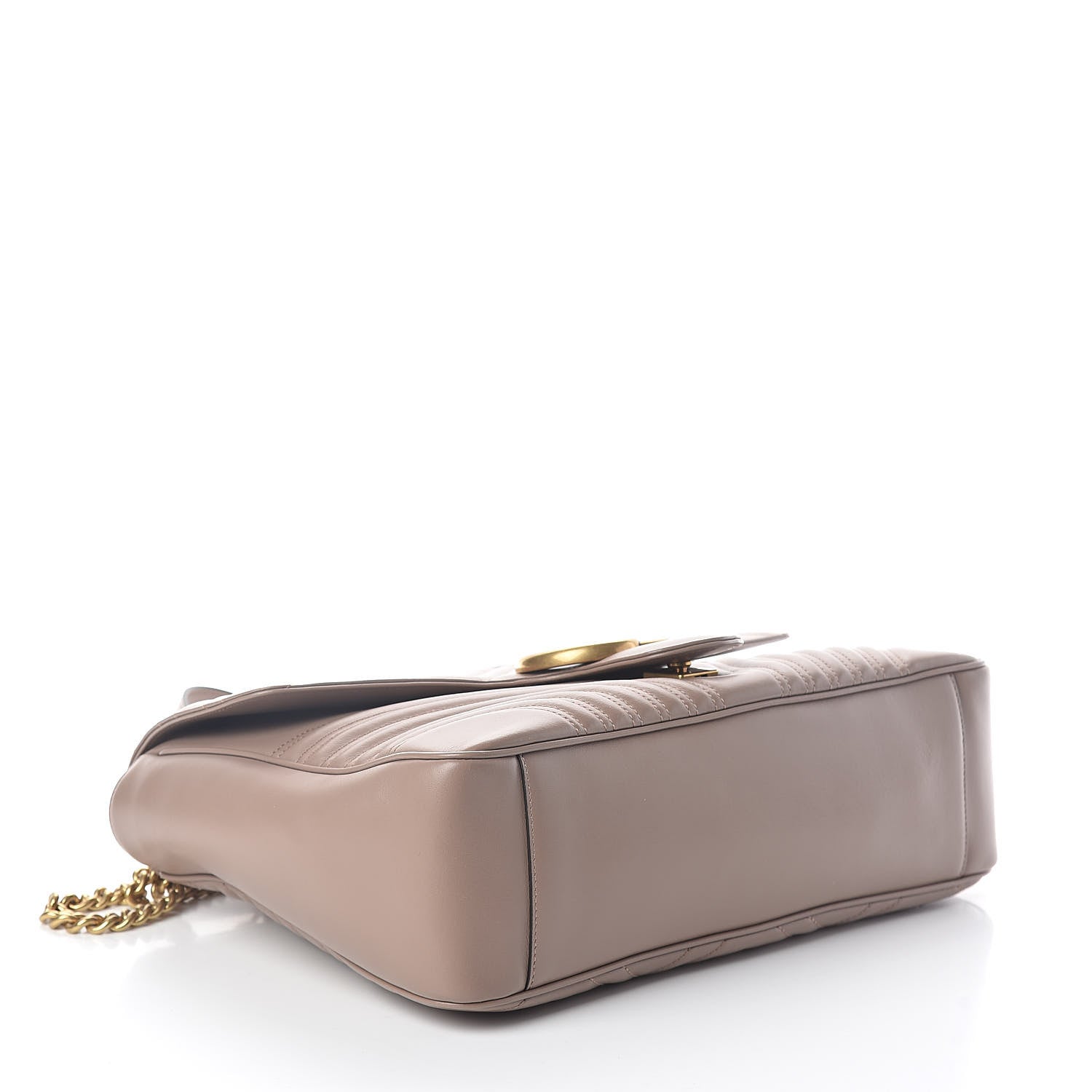 Gucci Calfskin Matelasse Large GG Marmont Shoulder Bag Porcelain Rose 4 of 10