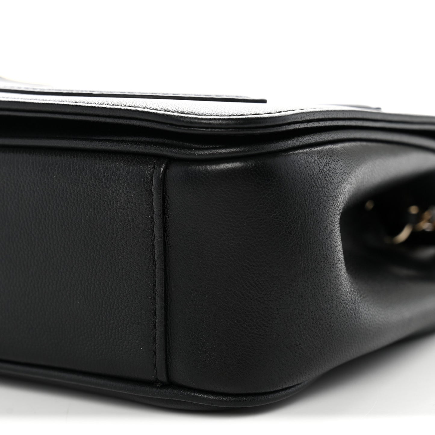 Lambskin CC Mania Flap Bag Black