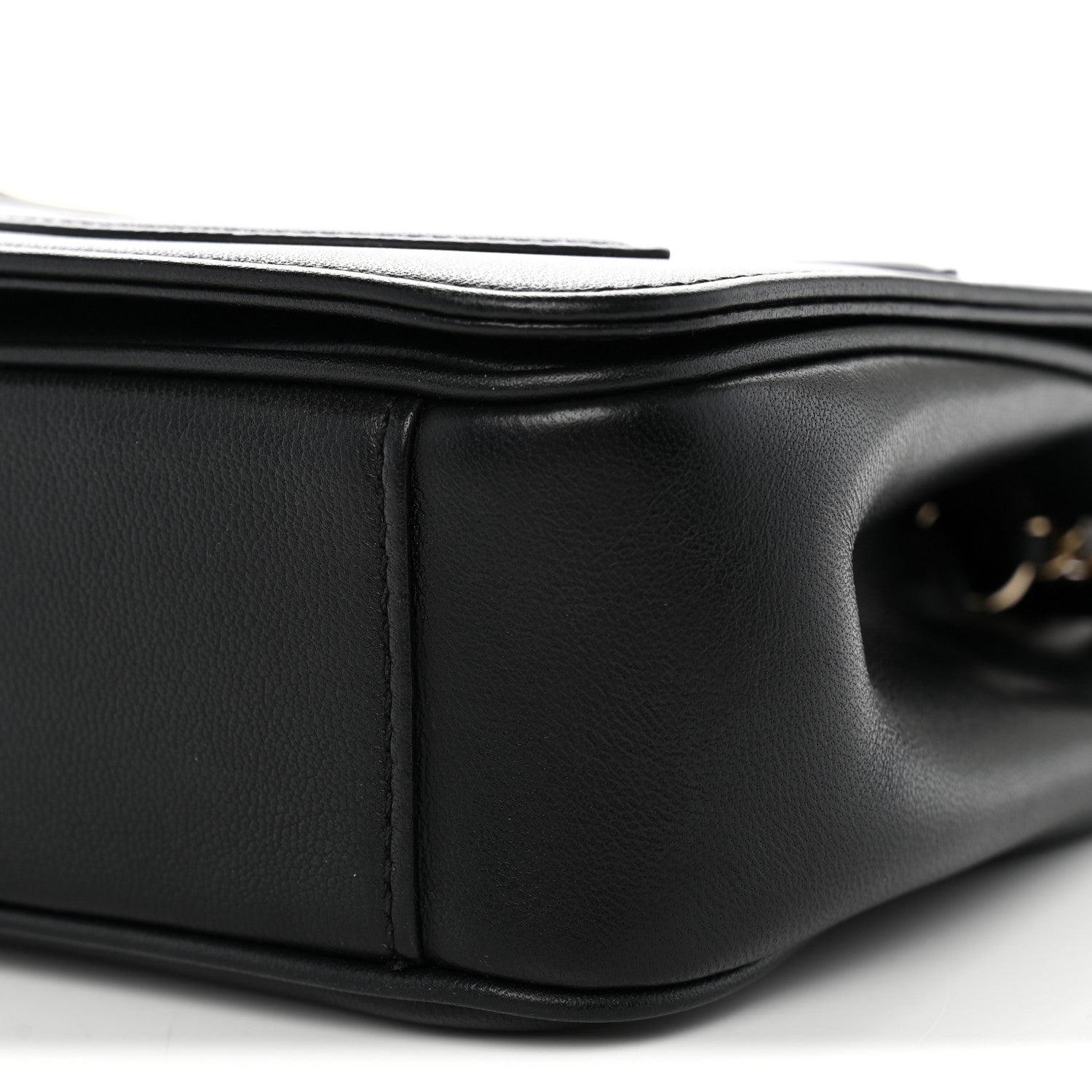 Chanel Lambskin CC Mania Flap Bag Black 10 of 11
