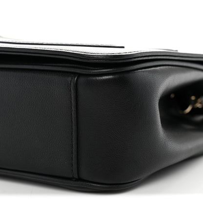 Chanel Lambskin CC Mania Flap Bag Black 10 of 11