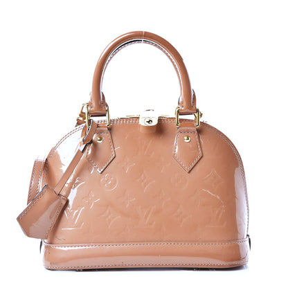 Louis Vuitton Vernis Alma BB Rose Velours 1 of 16