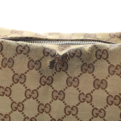 Gucci Monogram Medium Horsebit Chain Hobo Dark Brown 14 of 19