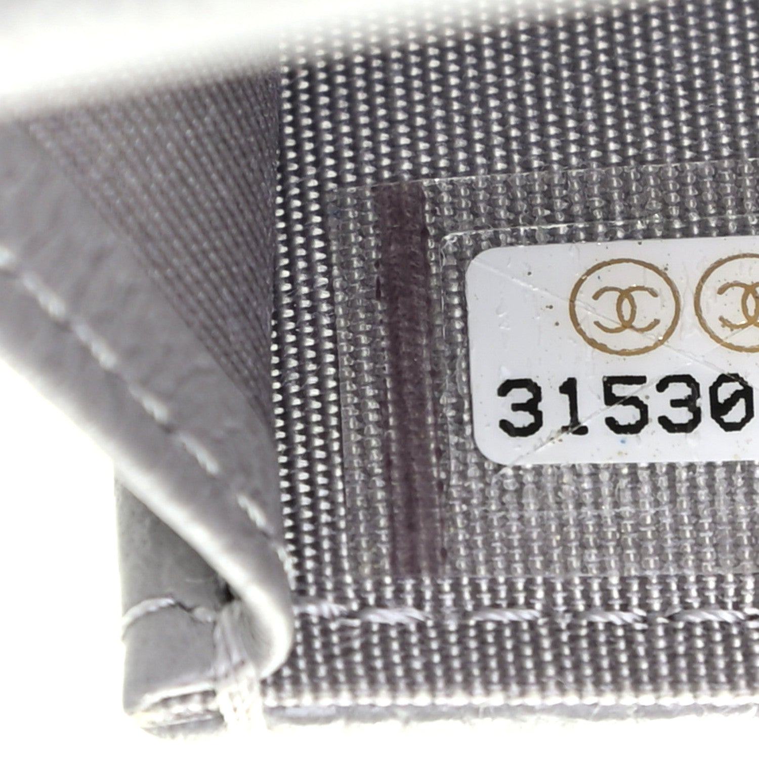 Chanel Caviar Quilted Miss Coco Clutch With Chain Grey 10 of 10