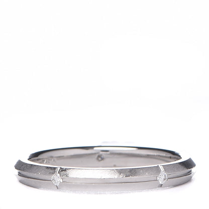 Tiffany 18K White Gold Diamond Narrow Streamerica Ring 50 5.5 1 of 6
