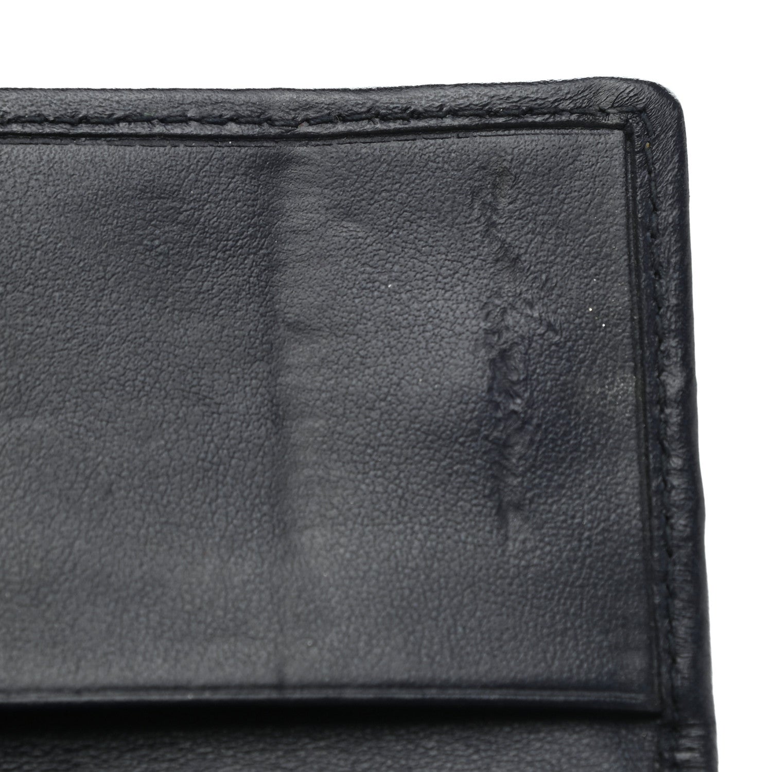 Miu Miu Denim Matelasse Flap Card Holder Key Ring 7 of 7