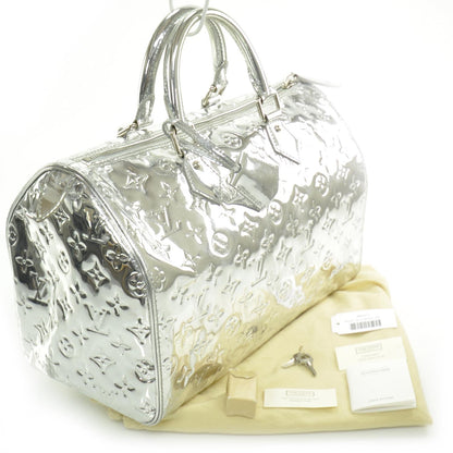 Louis Vuitton Monogram Miroir Speedy 30 Silver 3 of 8