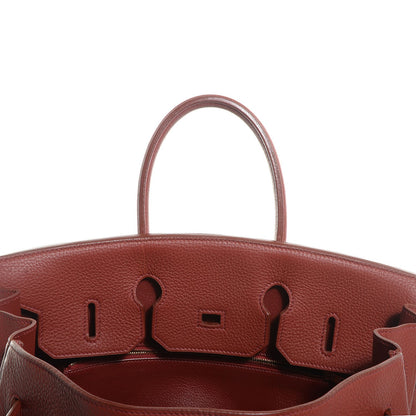 Hermes Taurillon Clemence Birkin 35 Brique 6 of 25