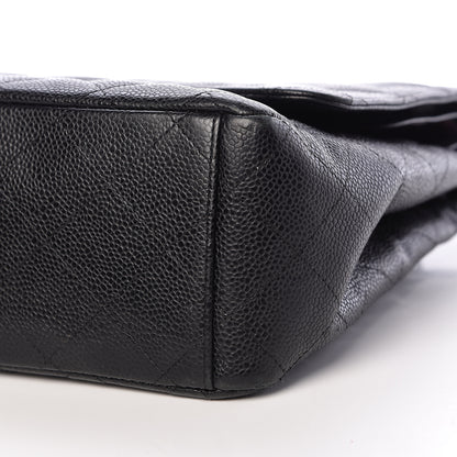 Chanel Caviar Quilted Maxi Double Flap Black 10 of 17