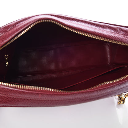 Chanel Caviar Quilted Flap Camera Case Burgundy 5 of 8
